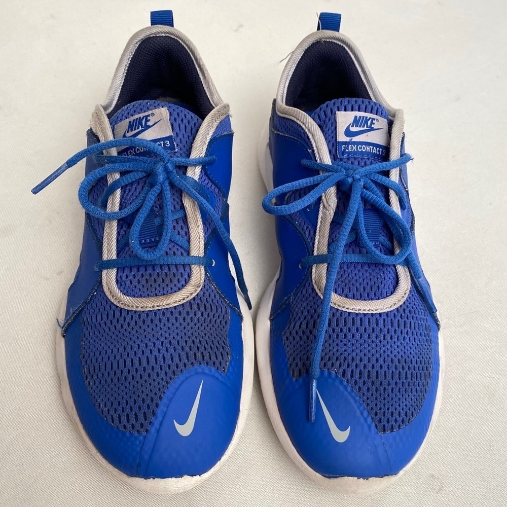 Nike Flex Contact 3 blue athletic sneakers 5.5Y